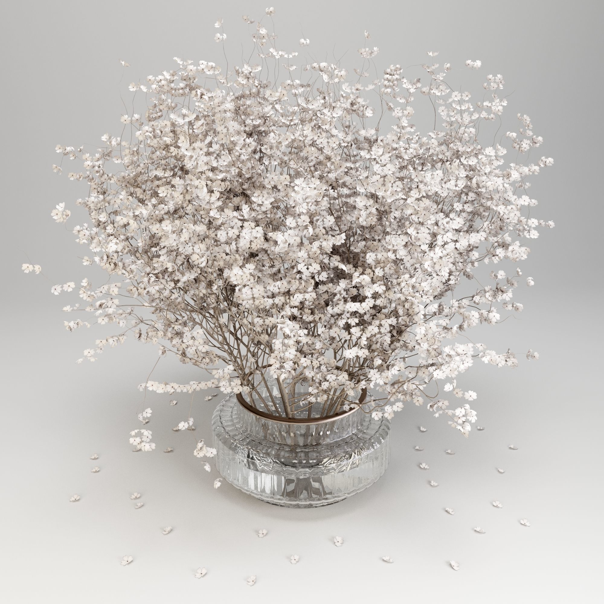  Bouquet Branches 3D model_1
