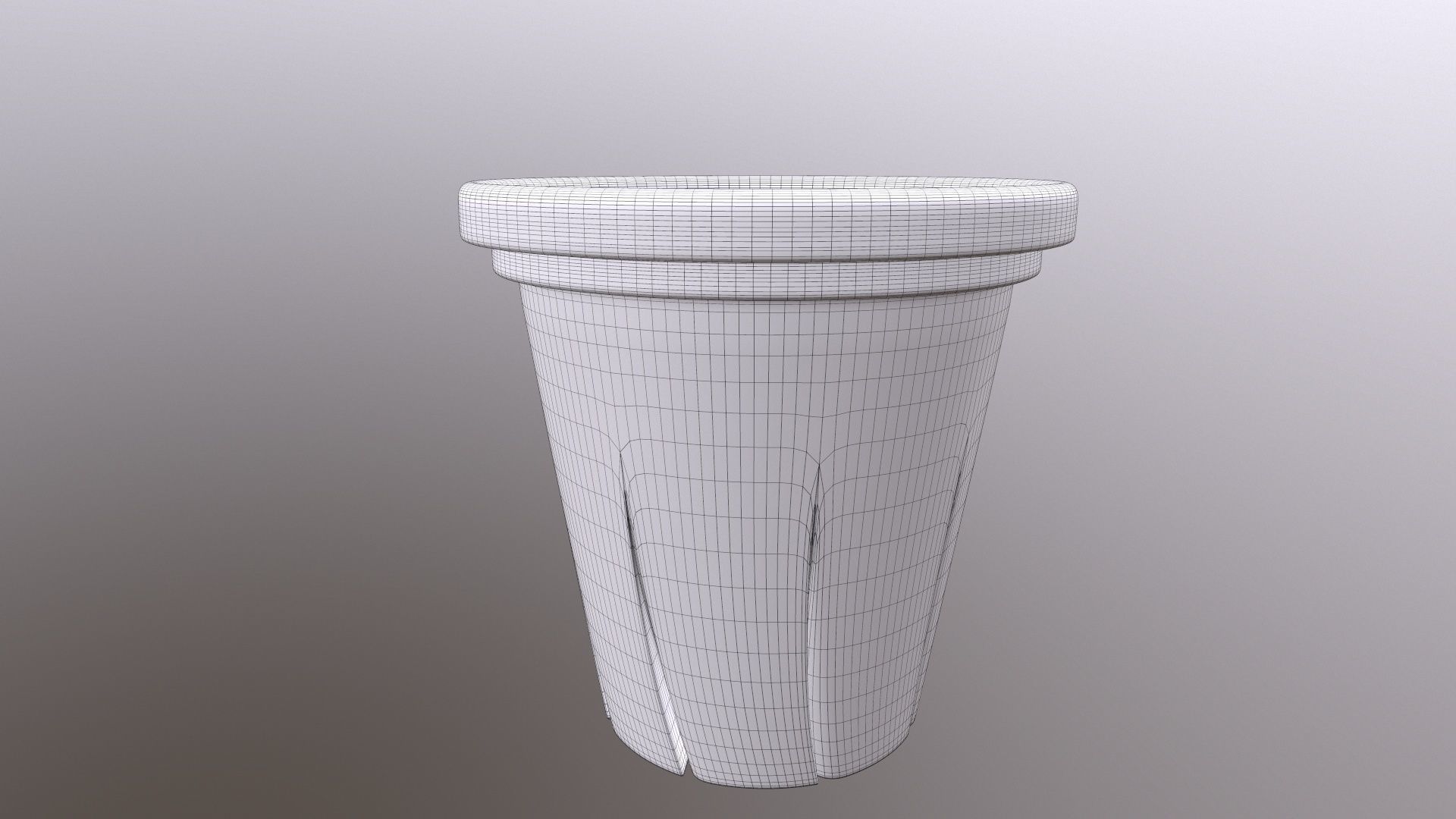 Flower Pot 3D model_10