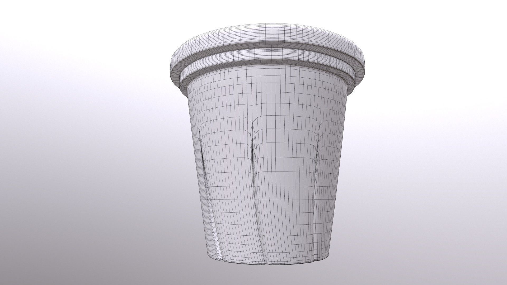 Flower Pot 3D model_12