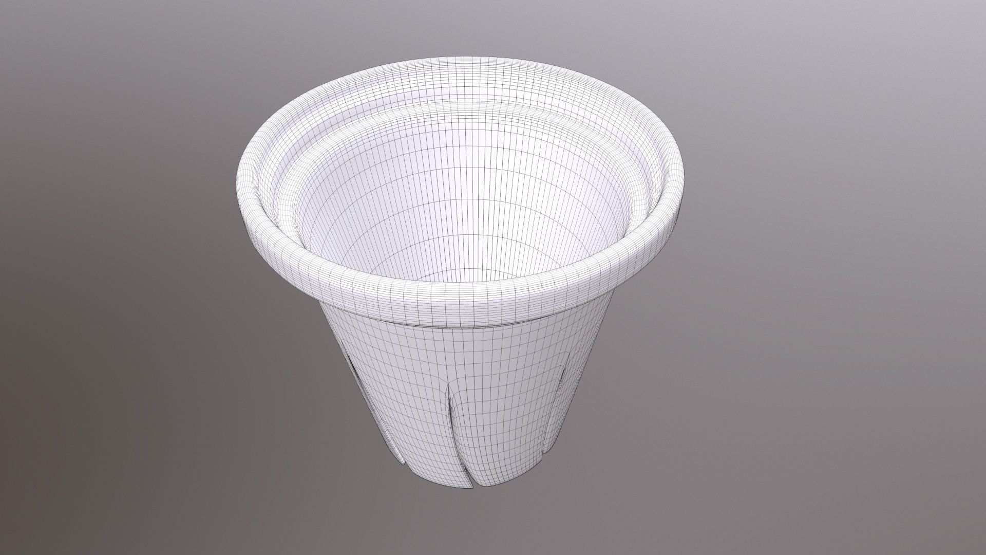 Flower Pot 3D model_13