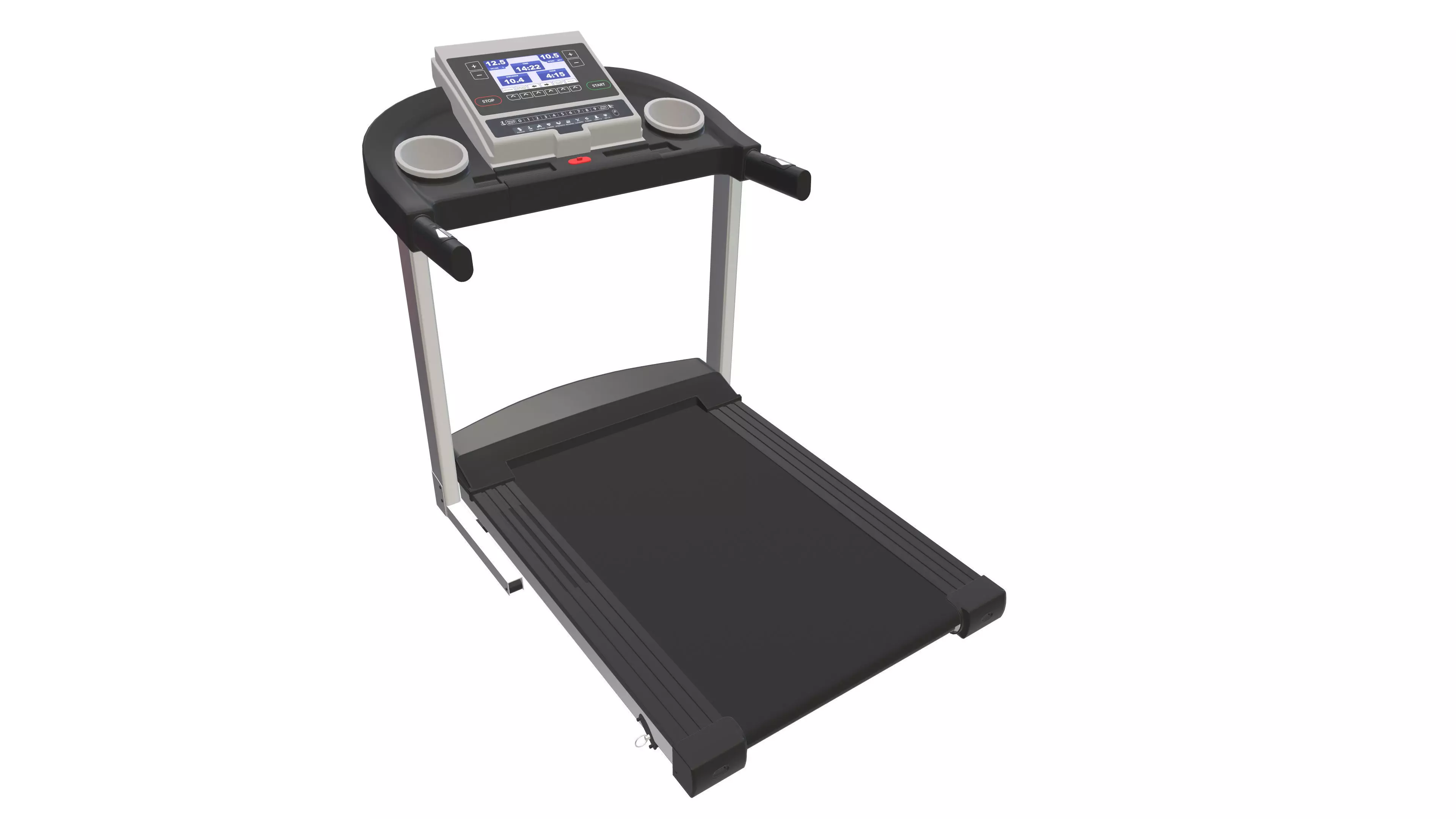 Running Treadmill 3d Model VR Low-poly 3D model_0