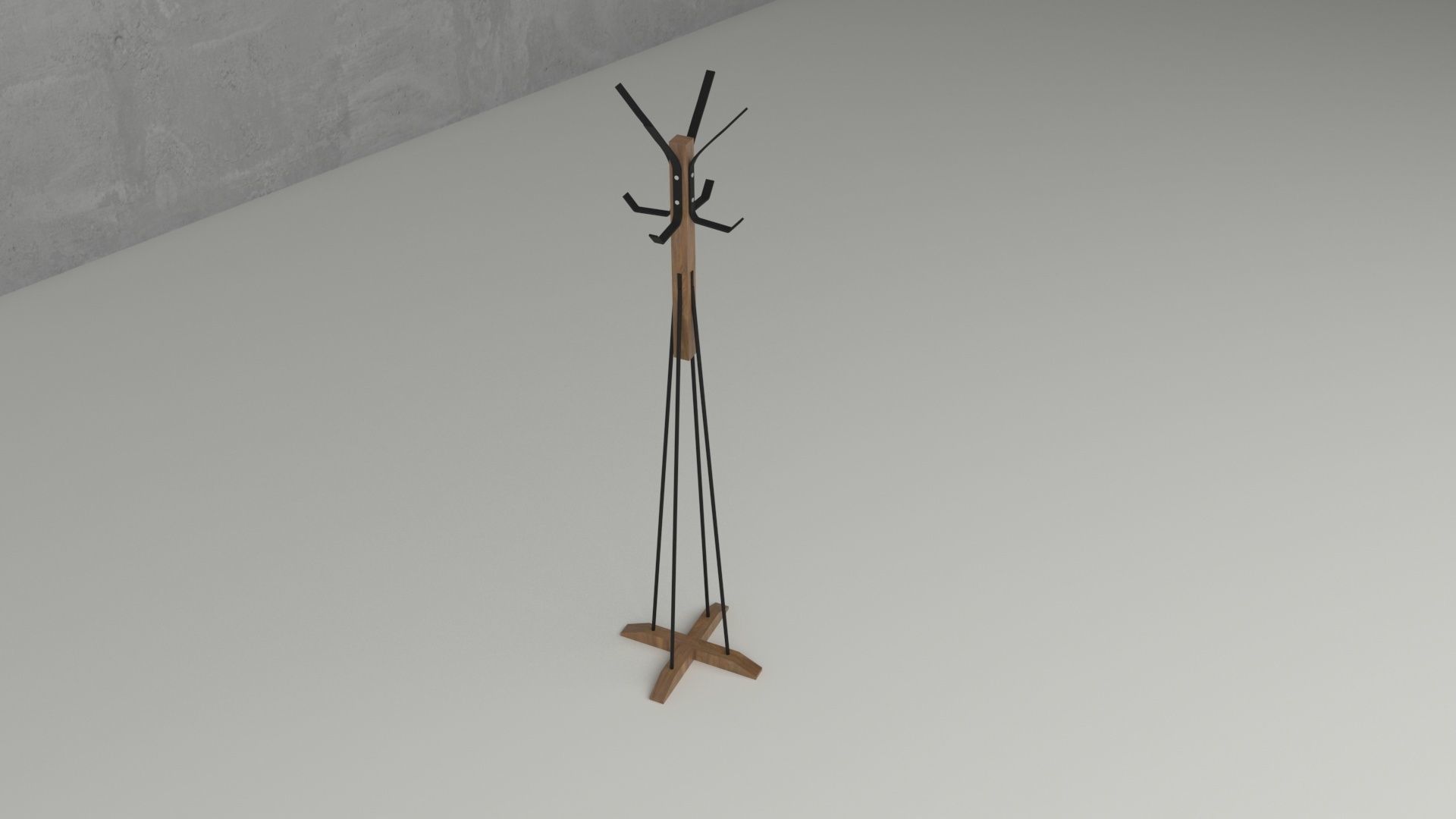 Clothes hanger Free 3D model_1