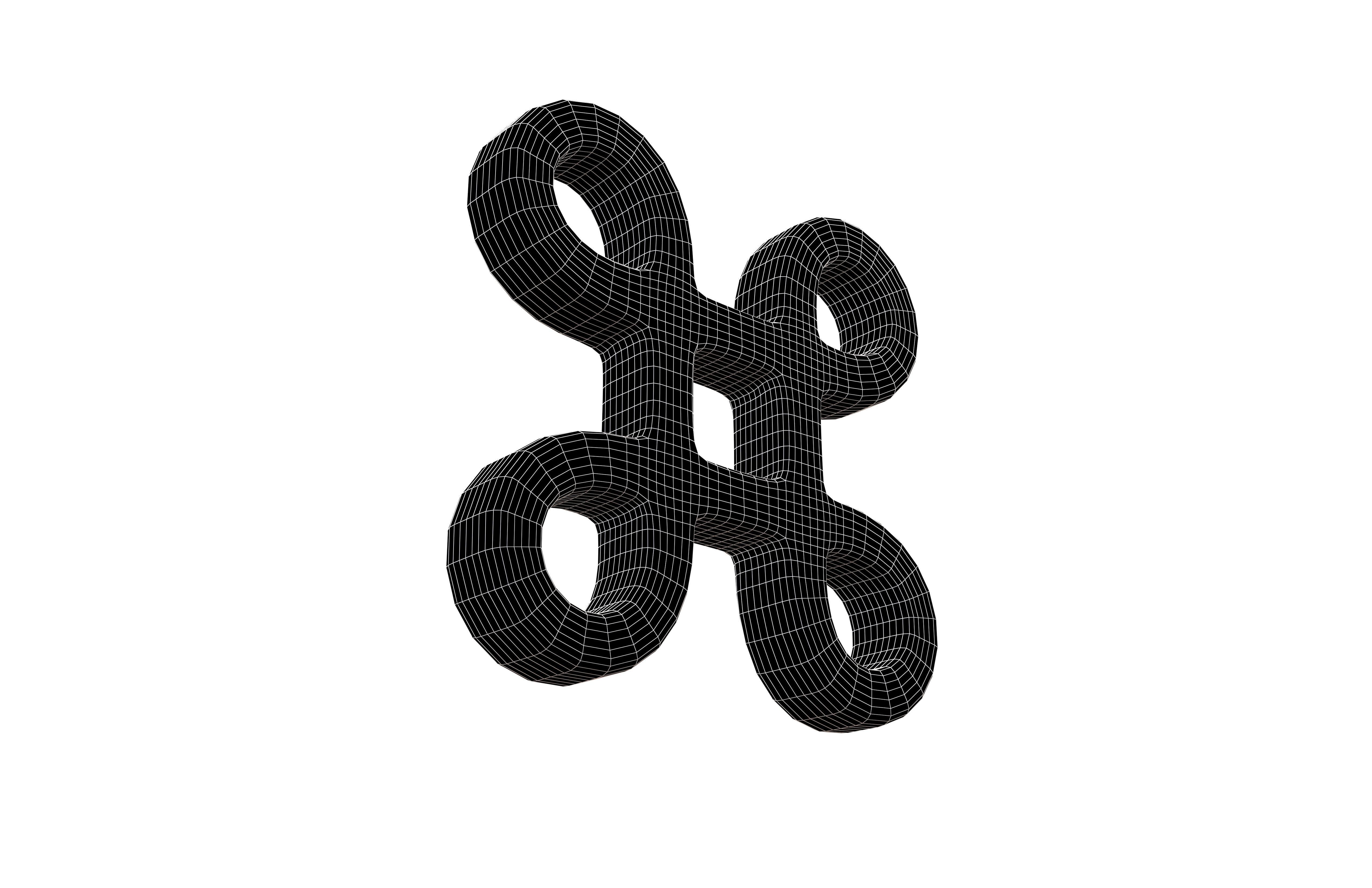 Command Symbol v1 001 Low-poly 3D model_7