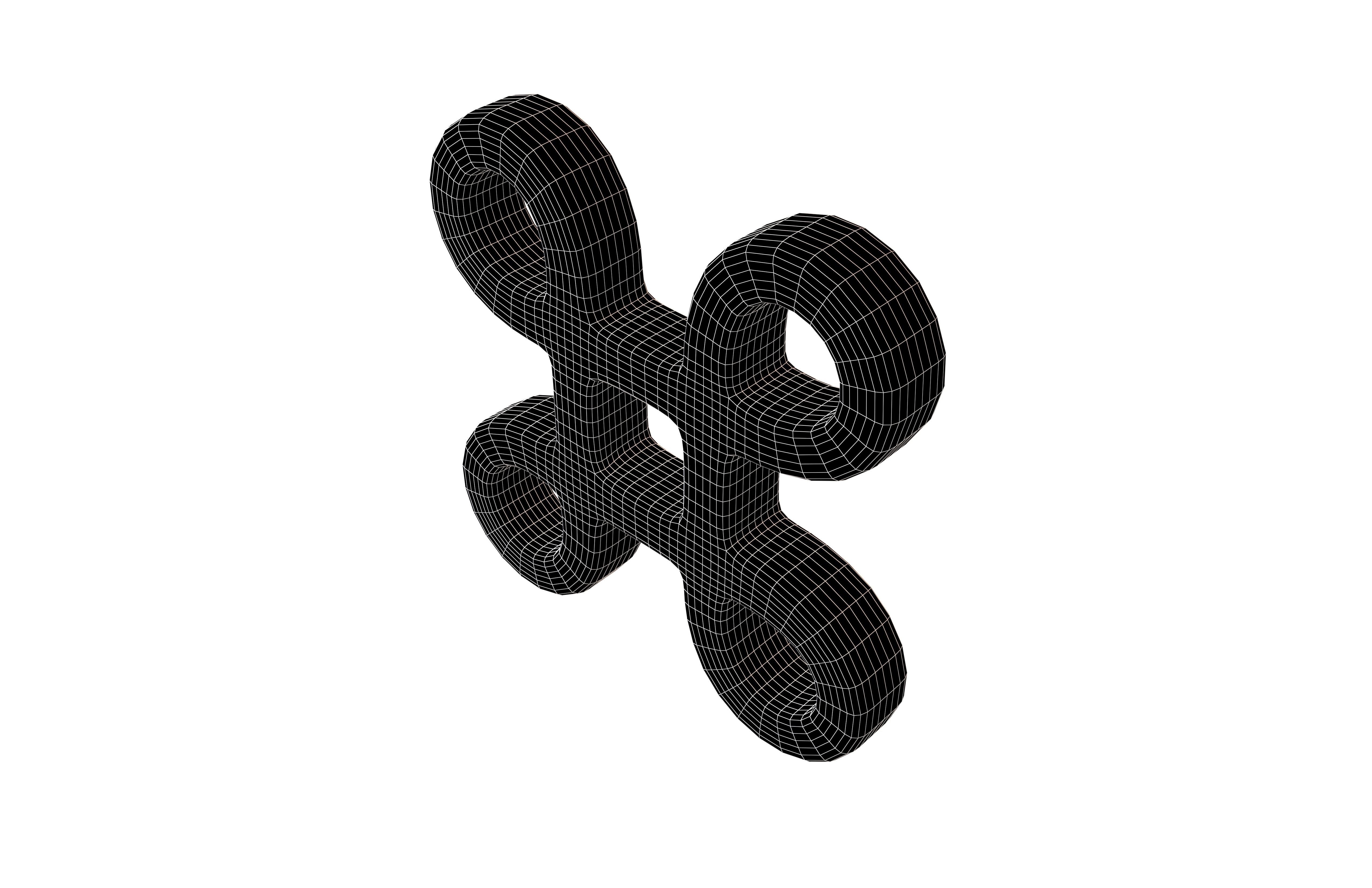 Command Symbol v1 001 Low-poly 3D model_6