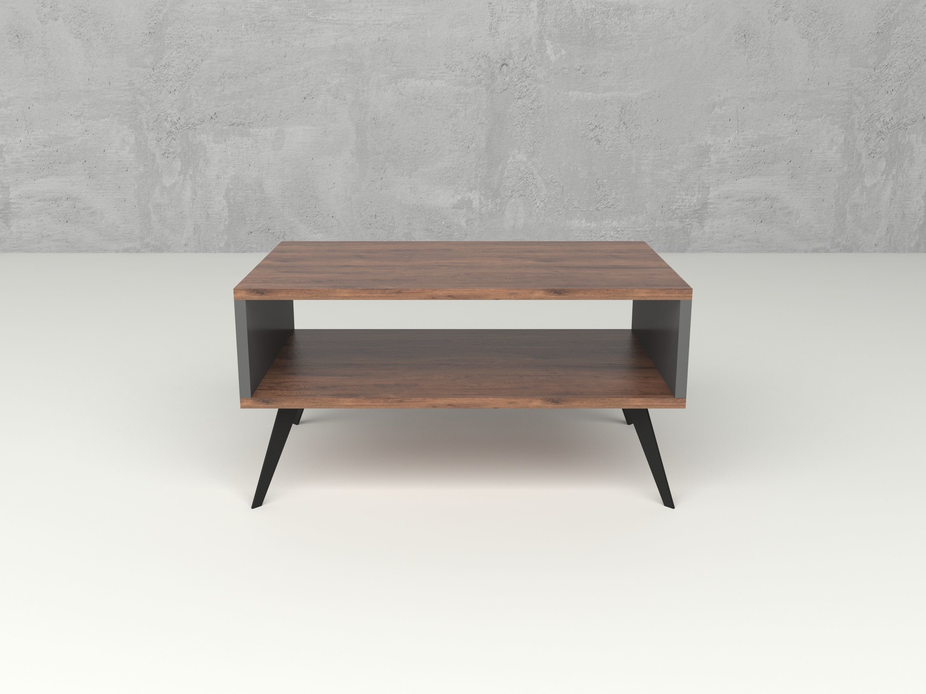 Office desk set 3D model_3