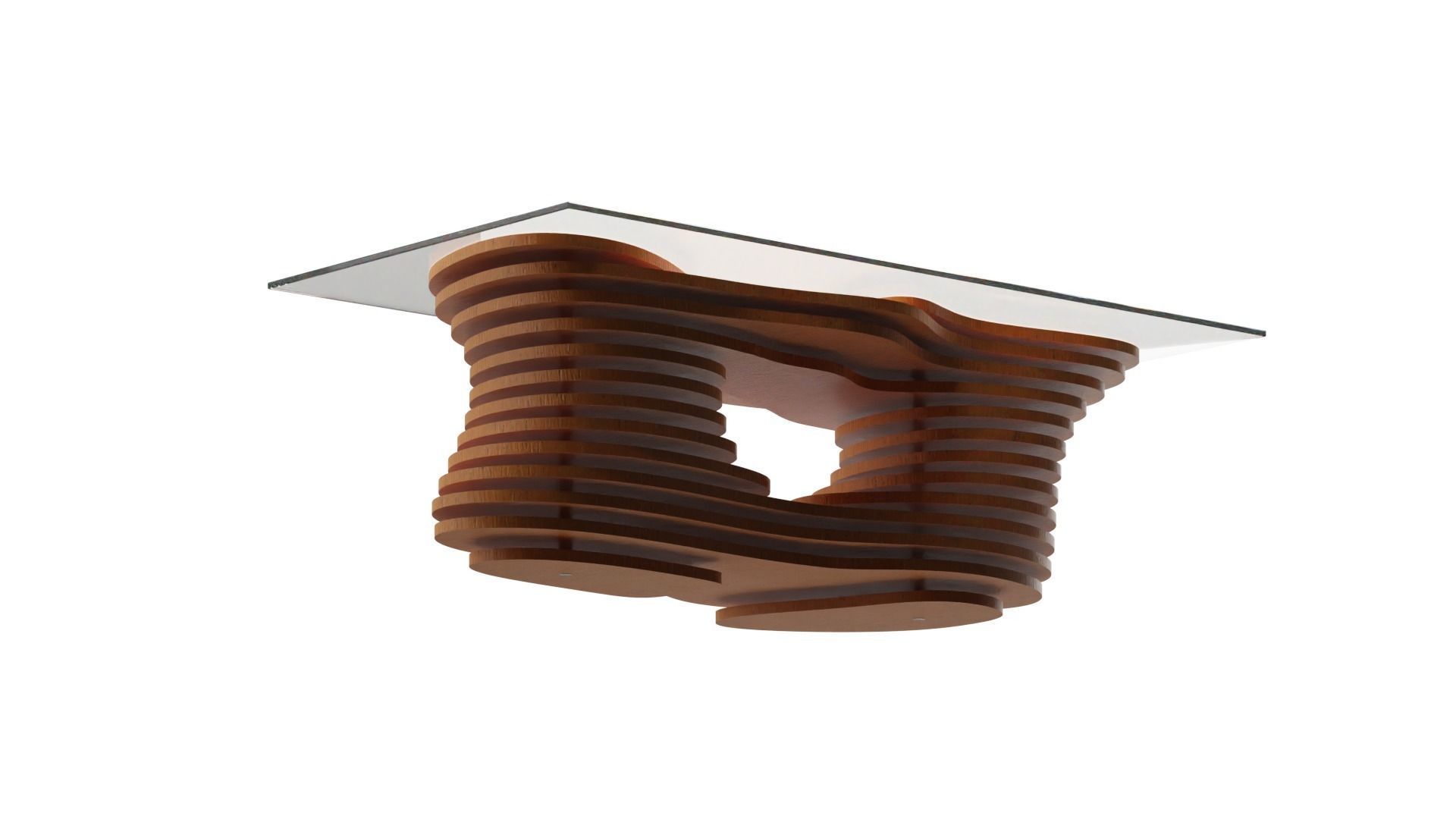 Parametric coffee table 11 3D model_4