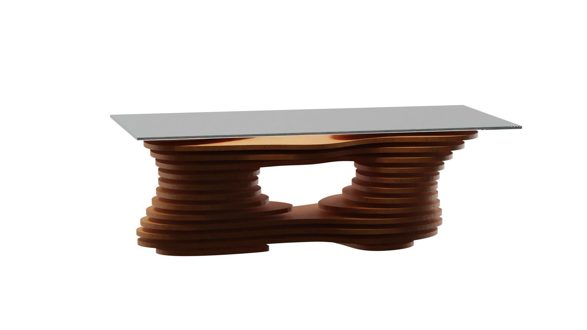 Parametric coffee table 11 3D model_3