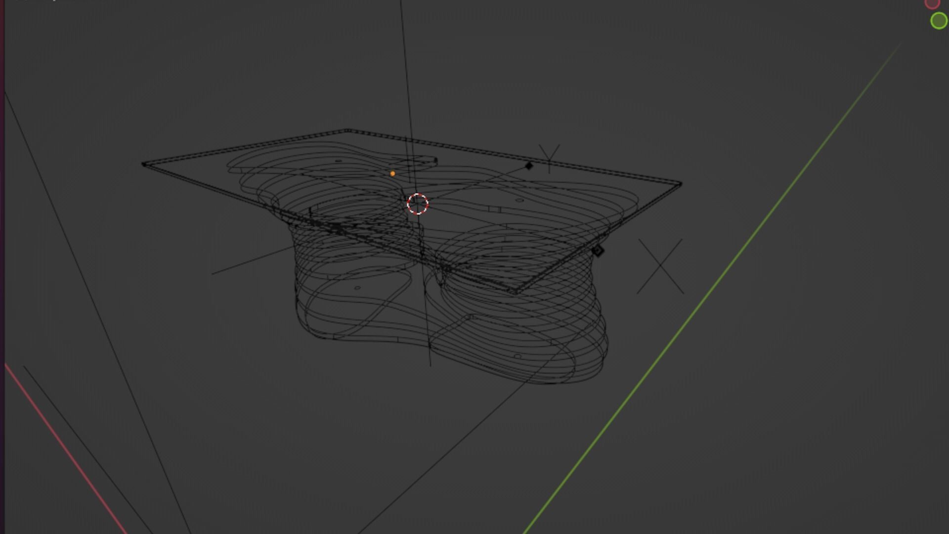 Parametric coffee table 11 3D model_6