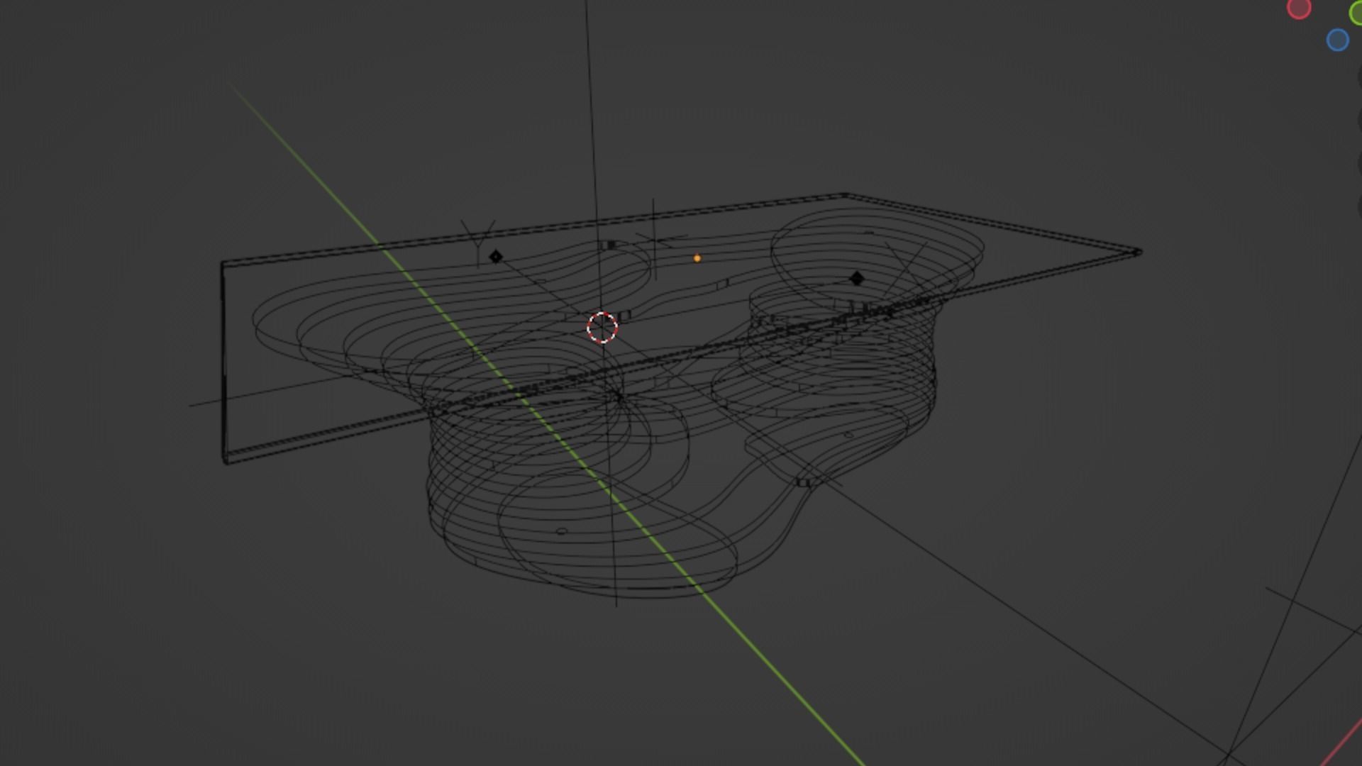Parametric coffee table 11 3D model_7