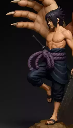 SASUKE MARQUE MAUDITE  3D print model