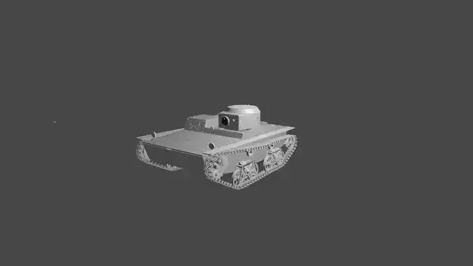 T-38 tank 3D model