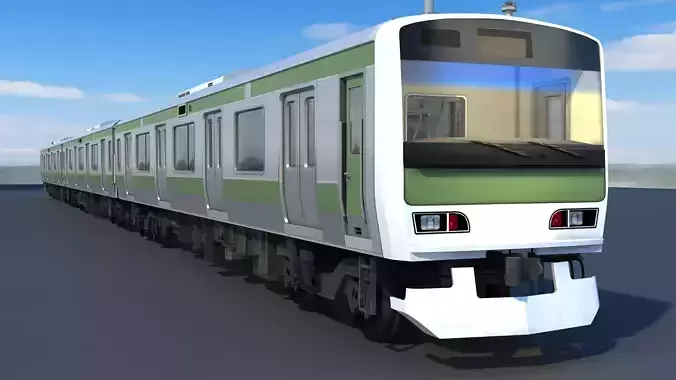 Japan Rail 3D model