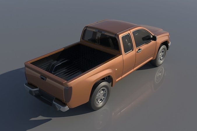 Chevrolet Colorado 2005 Extended Cab 3D print model 4