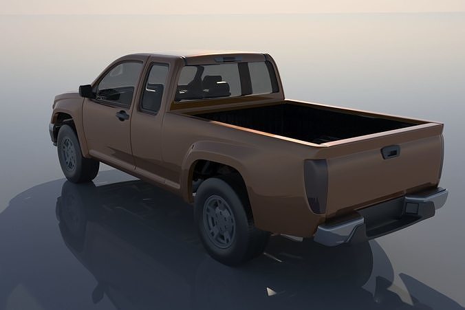 Chevrolet Colorado 2005 Extended Cab 3D print model 3