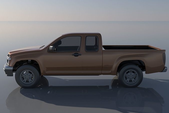 Chevrolet Colorado 2005 Extended Cab 3D print model 2