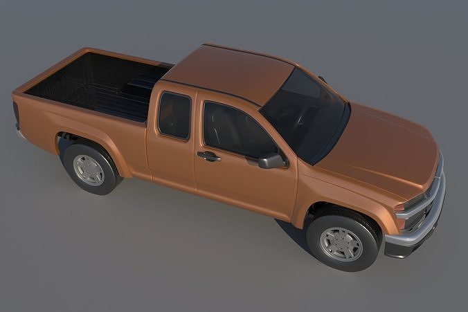 Chevrolet Colorado 2005 Extended Cab 3D print model 7