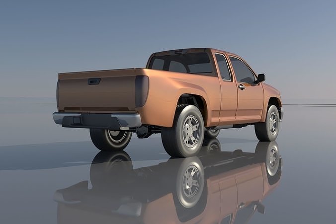 Chevrolet Colorado 2005 Extended Cab 3D print model 5