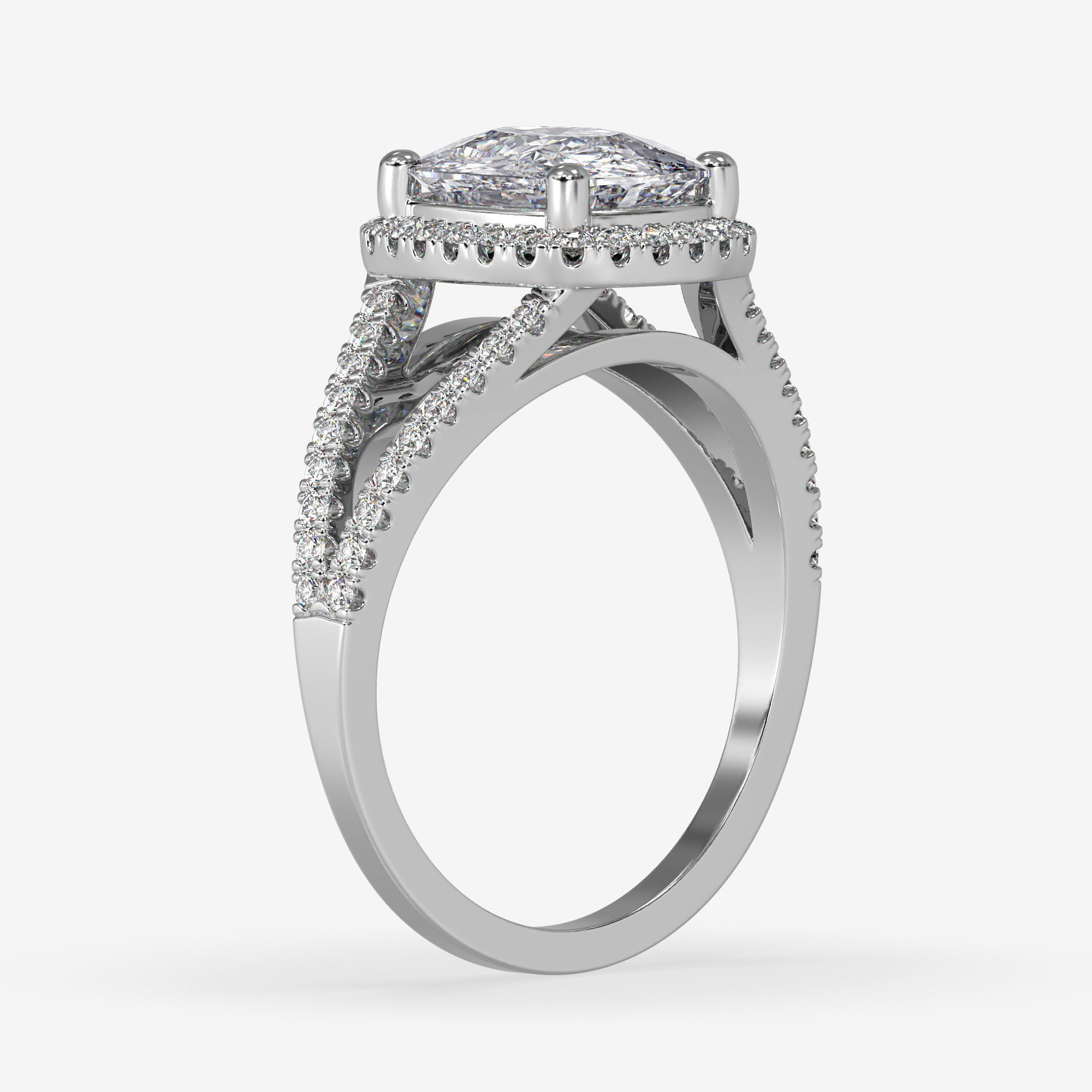 CJ-0137 halo engagement ring in rose gold 3D print model_9
