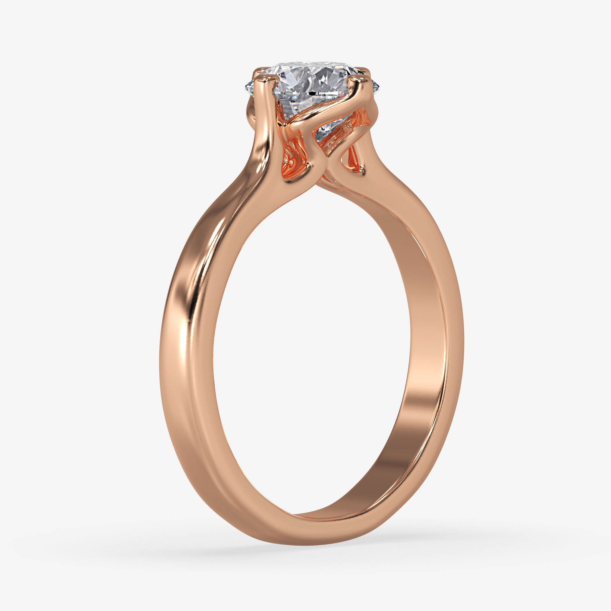 CJ-0120 engagement ring gold 3D print model_6