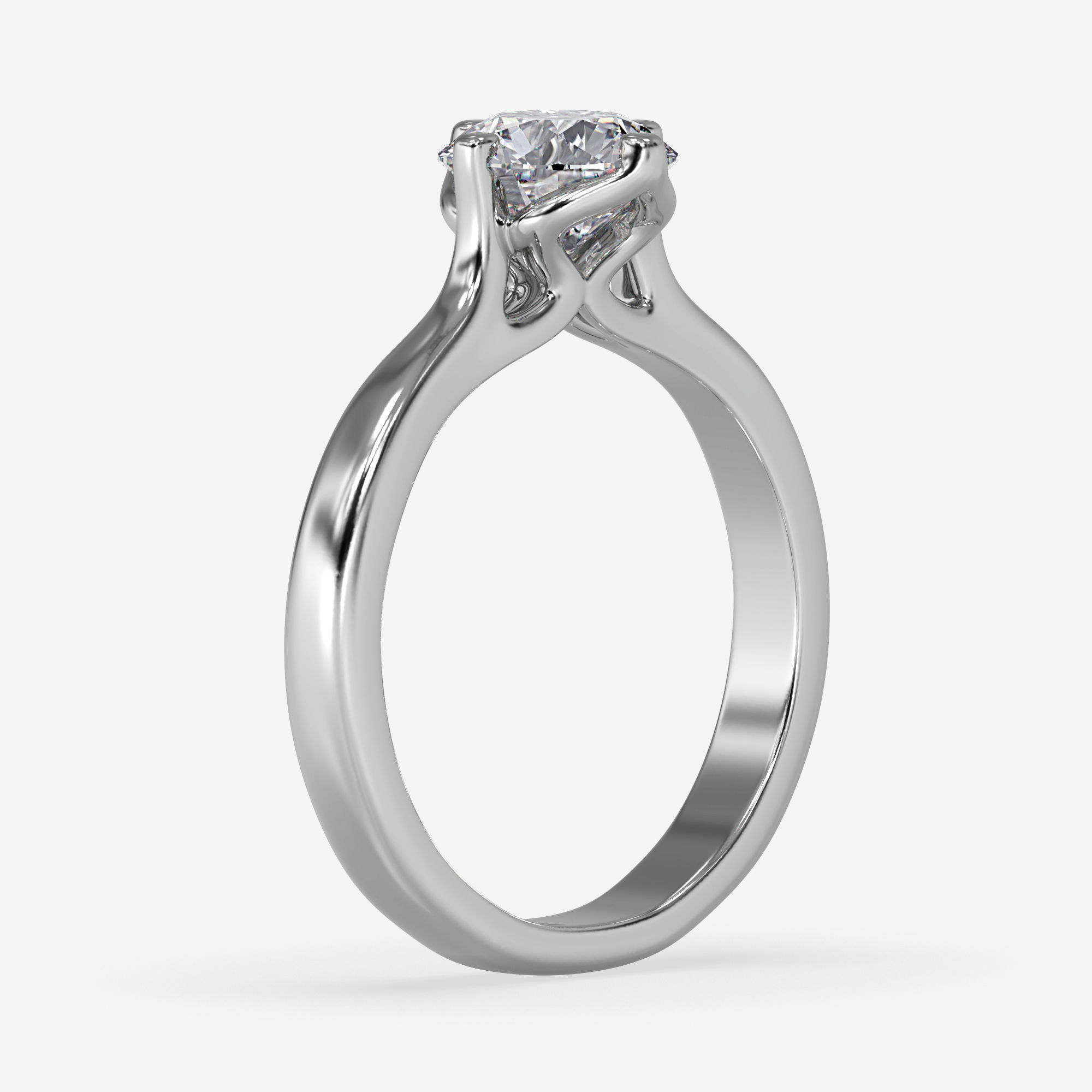 CJ-0120 engagement ring gold 3D print model_9