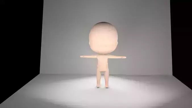 Baby Character Low Poly