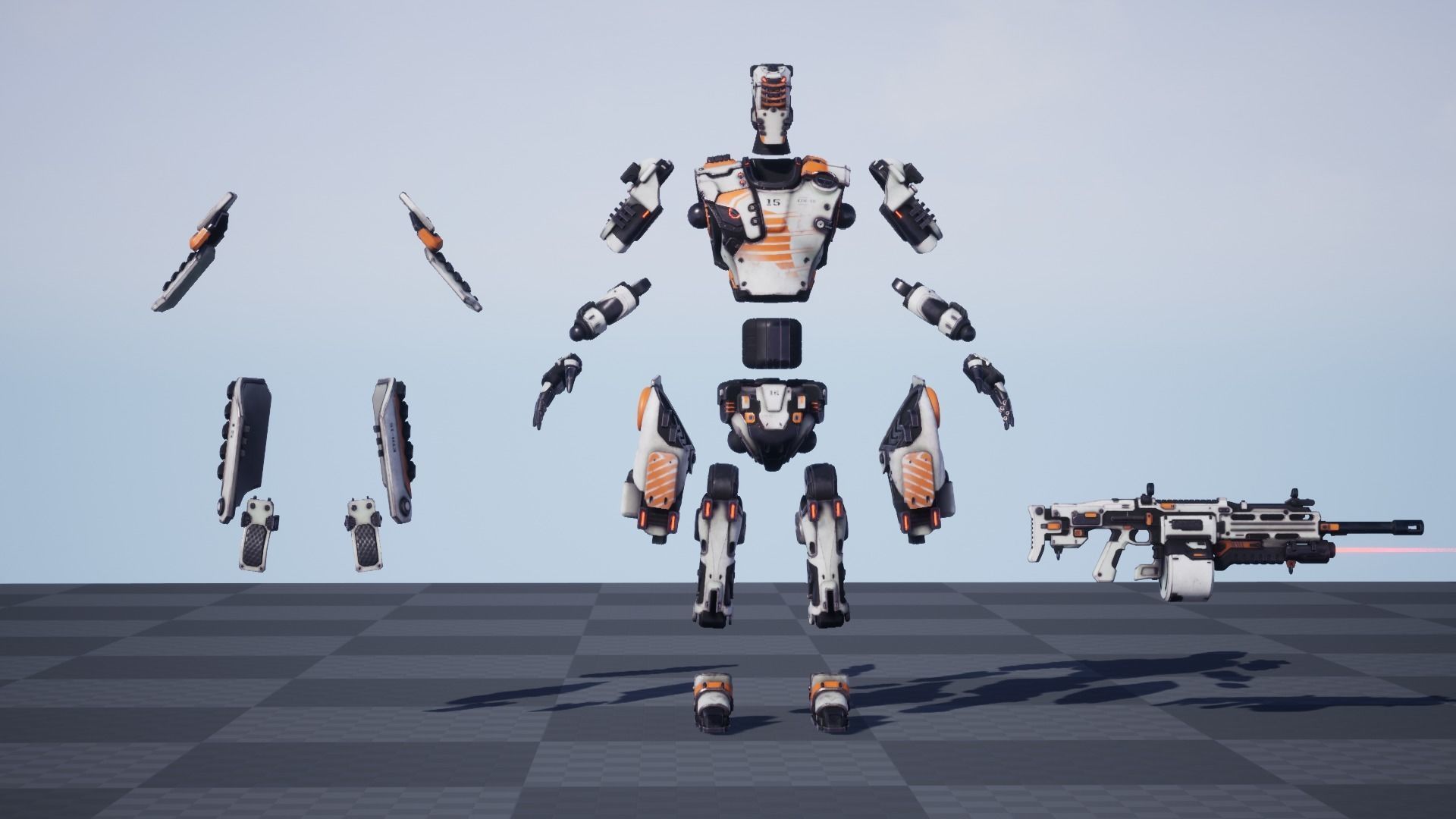 Etasphera15 apex legends weapon Low-poly 3D model_26