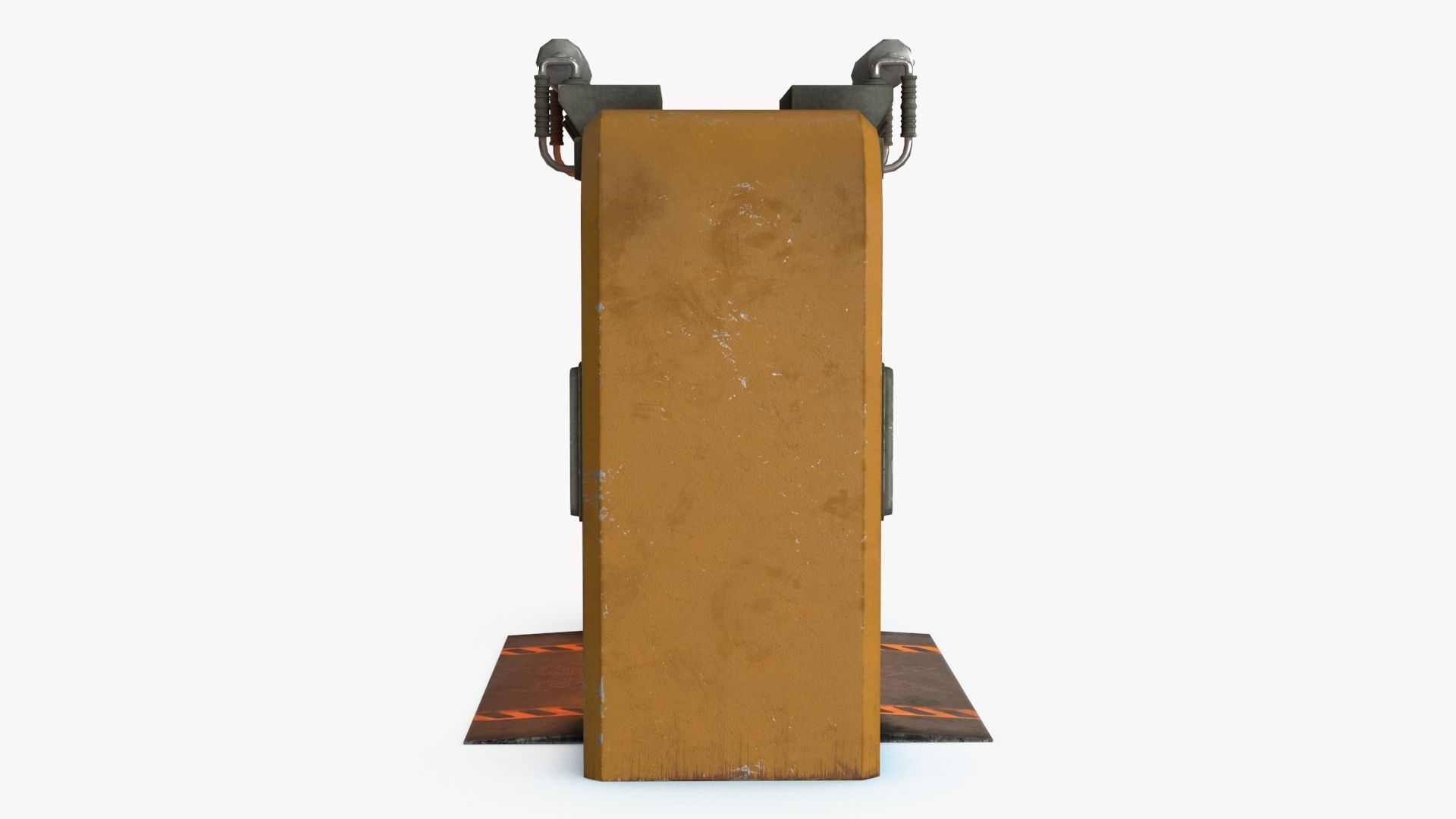 Sci-Fi Door v2 Low-poly 3D model_7