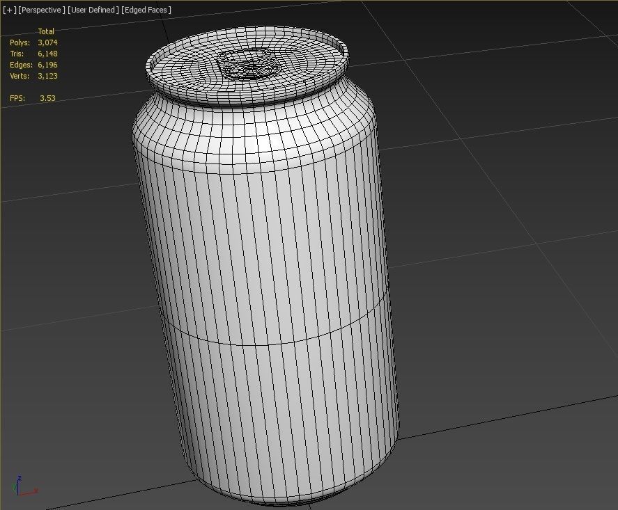 Drink Can Sleek 250 ml Low-poly 3D model_15