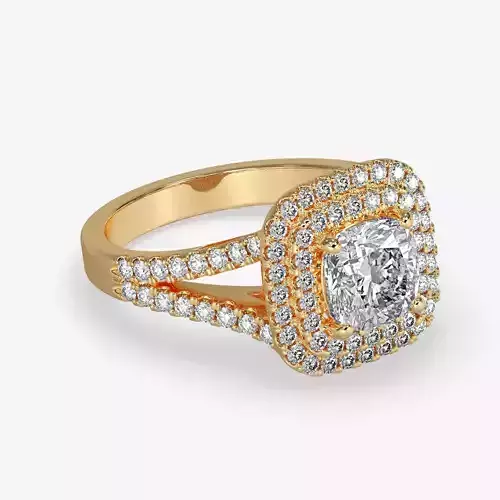 GG-0007 engagement ring in rose gold