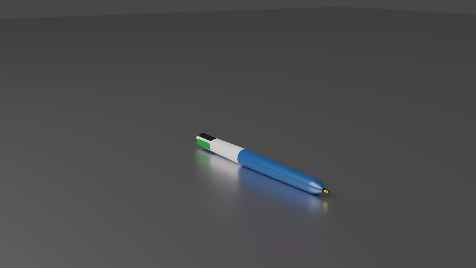 4 Colour Pen Free 3D model