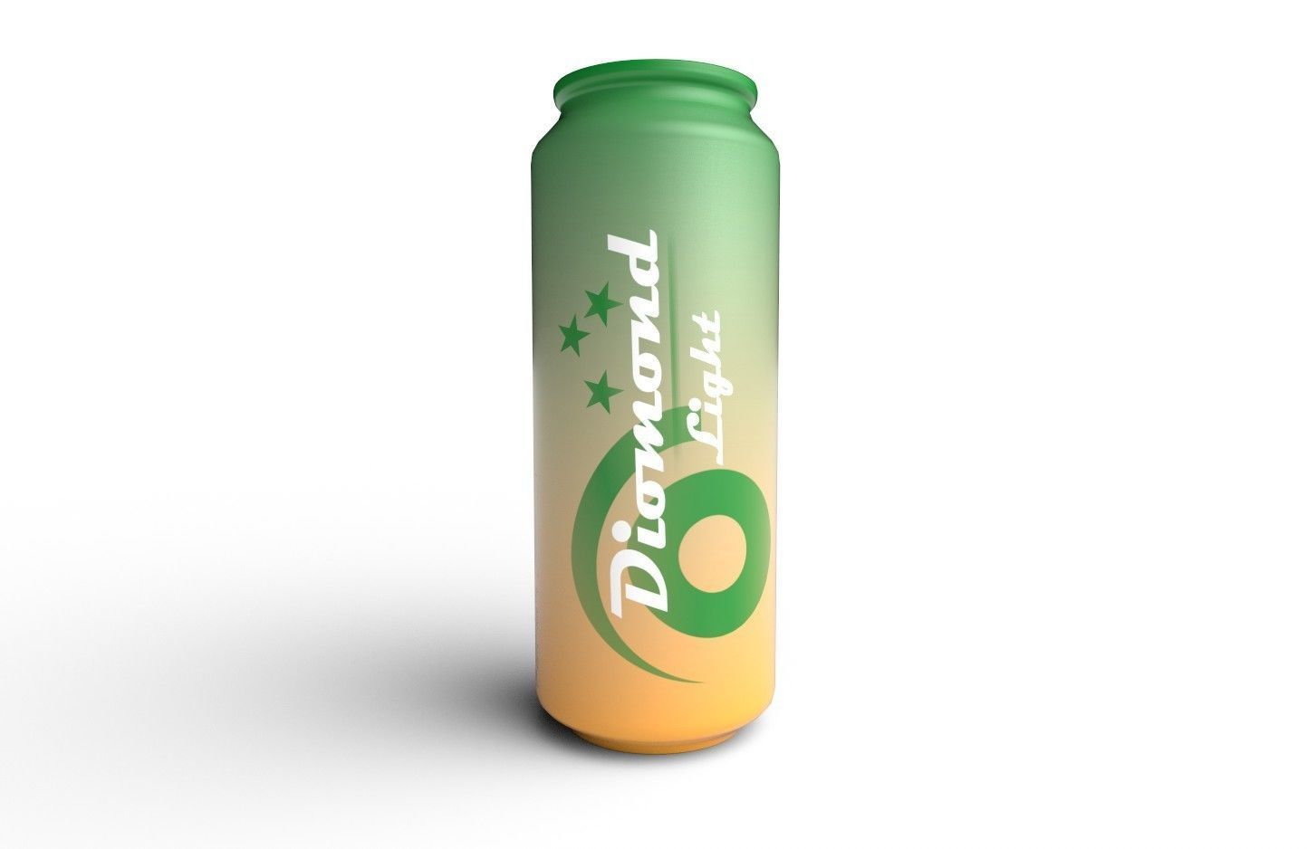 Drink Can Sleek 330 ml Low-poly 3D model_14