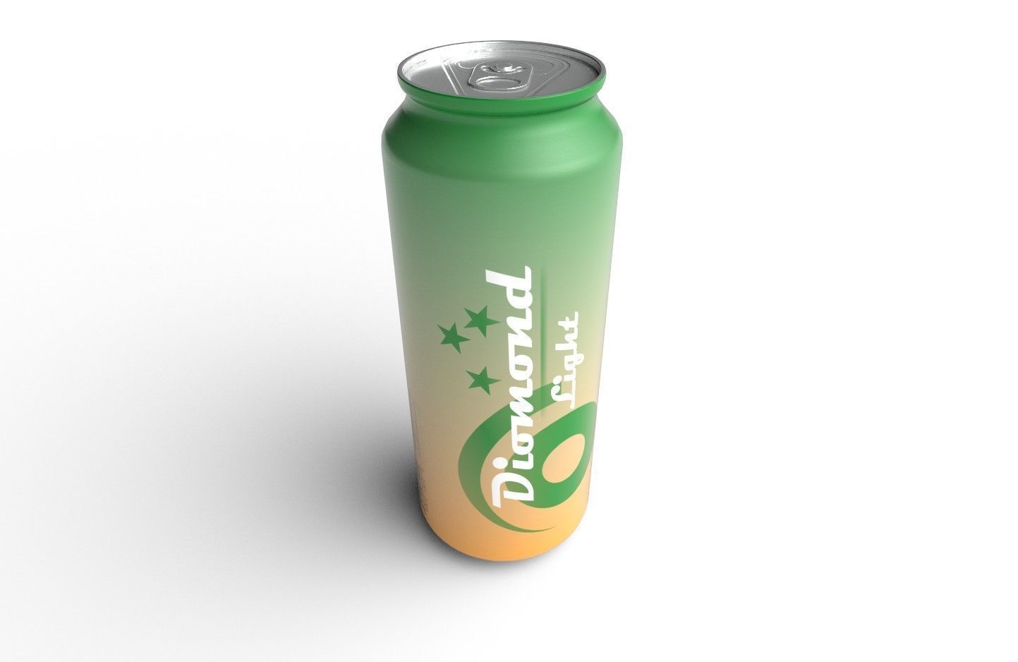 Drink Can Sleek 330 ml Low-poly 3D model_7