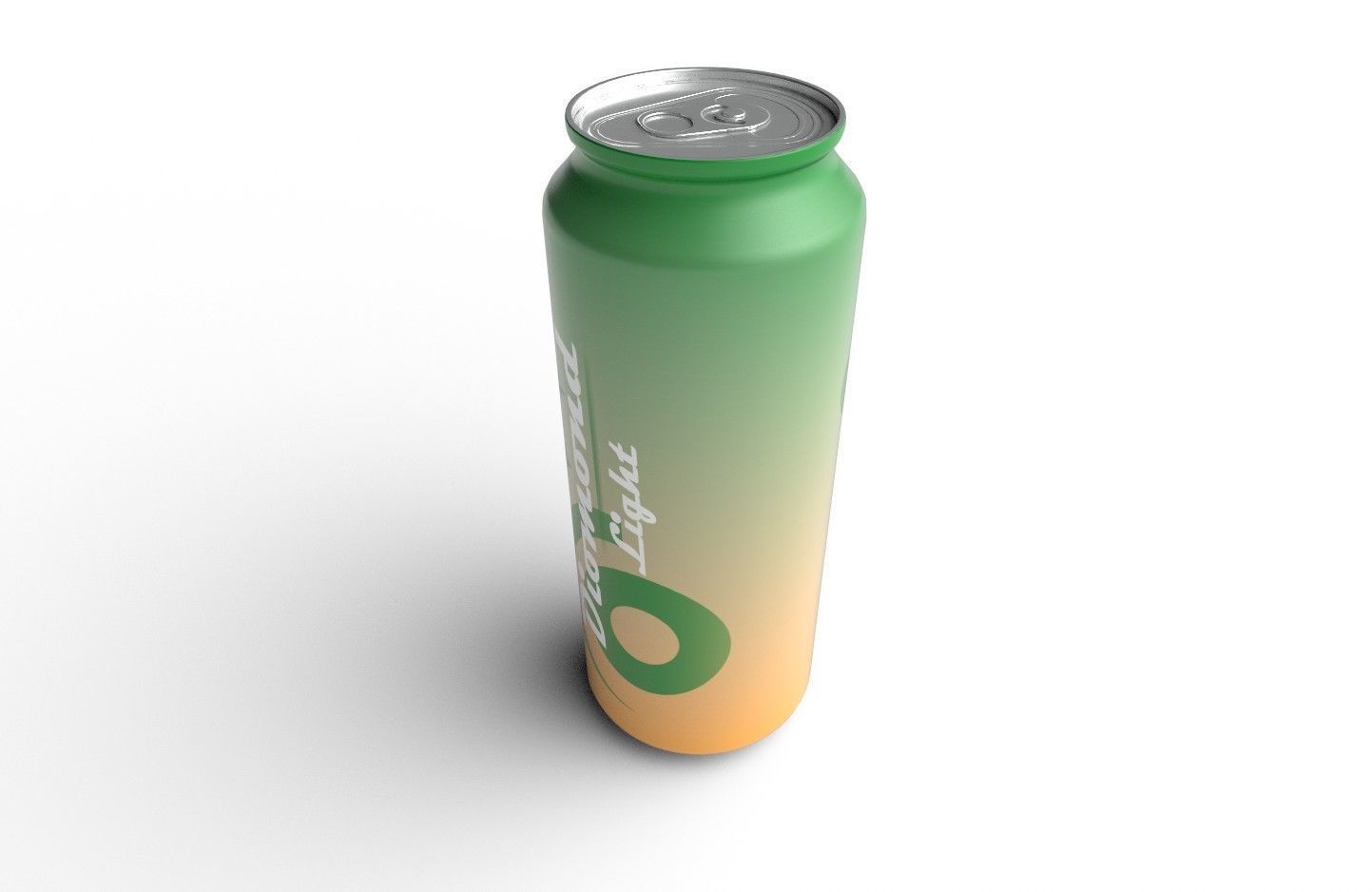Drink Can Sleek 330 ml Low-poly 3D model_9