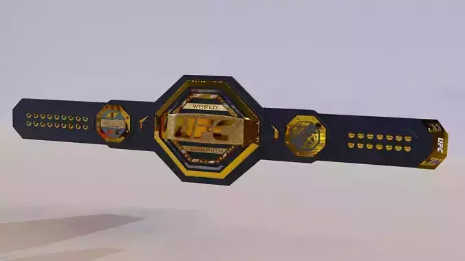 UFC Championship belt 3D print model 3D print model