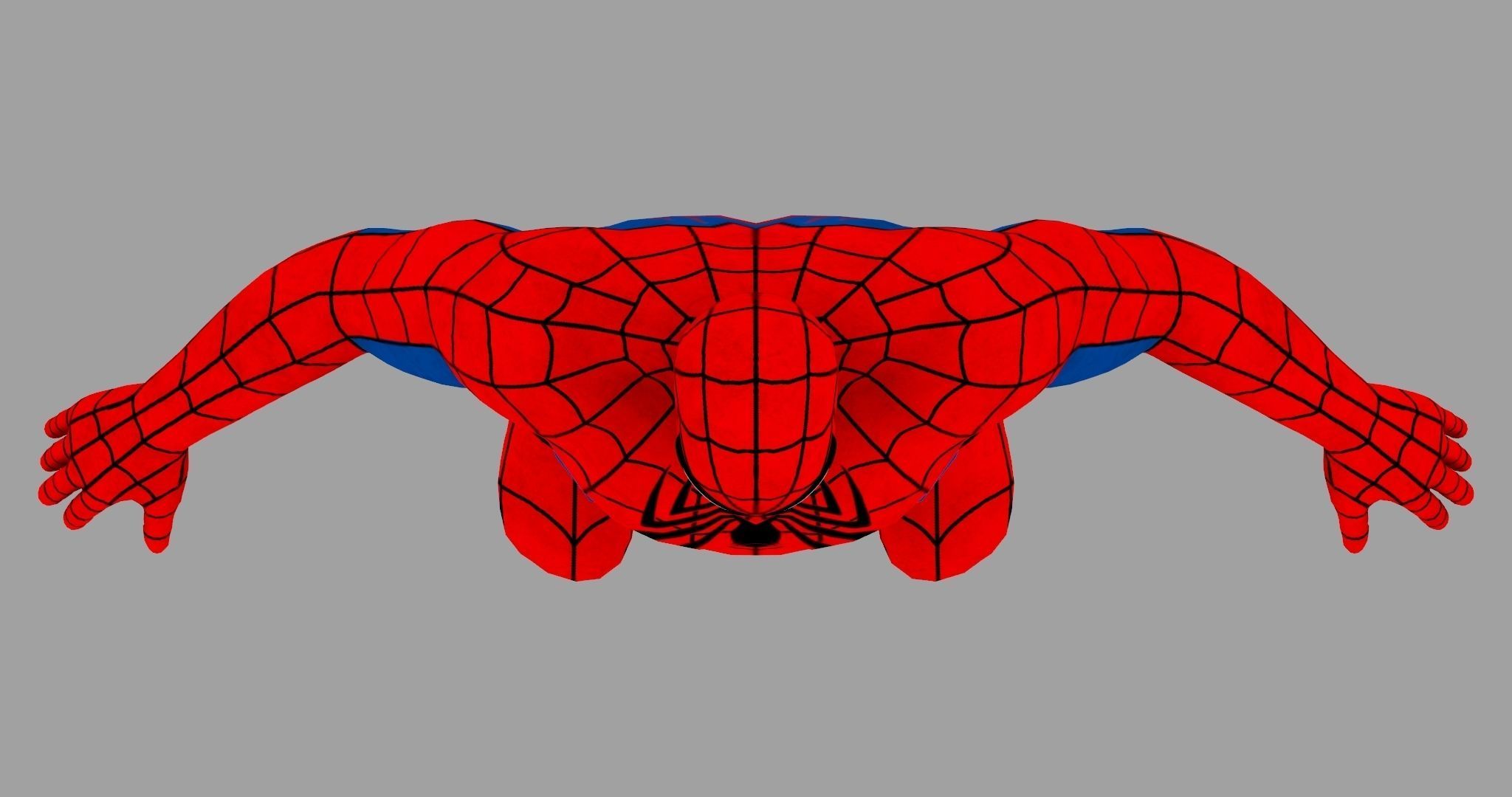 Spider Man Unreal Engine Pose 3D model_12