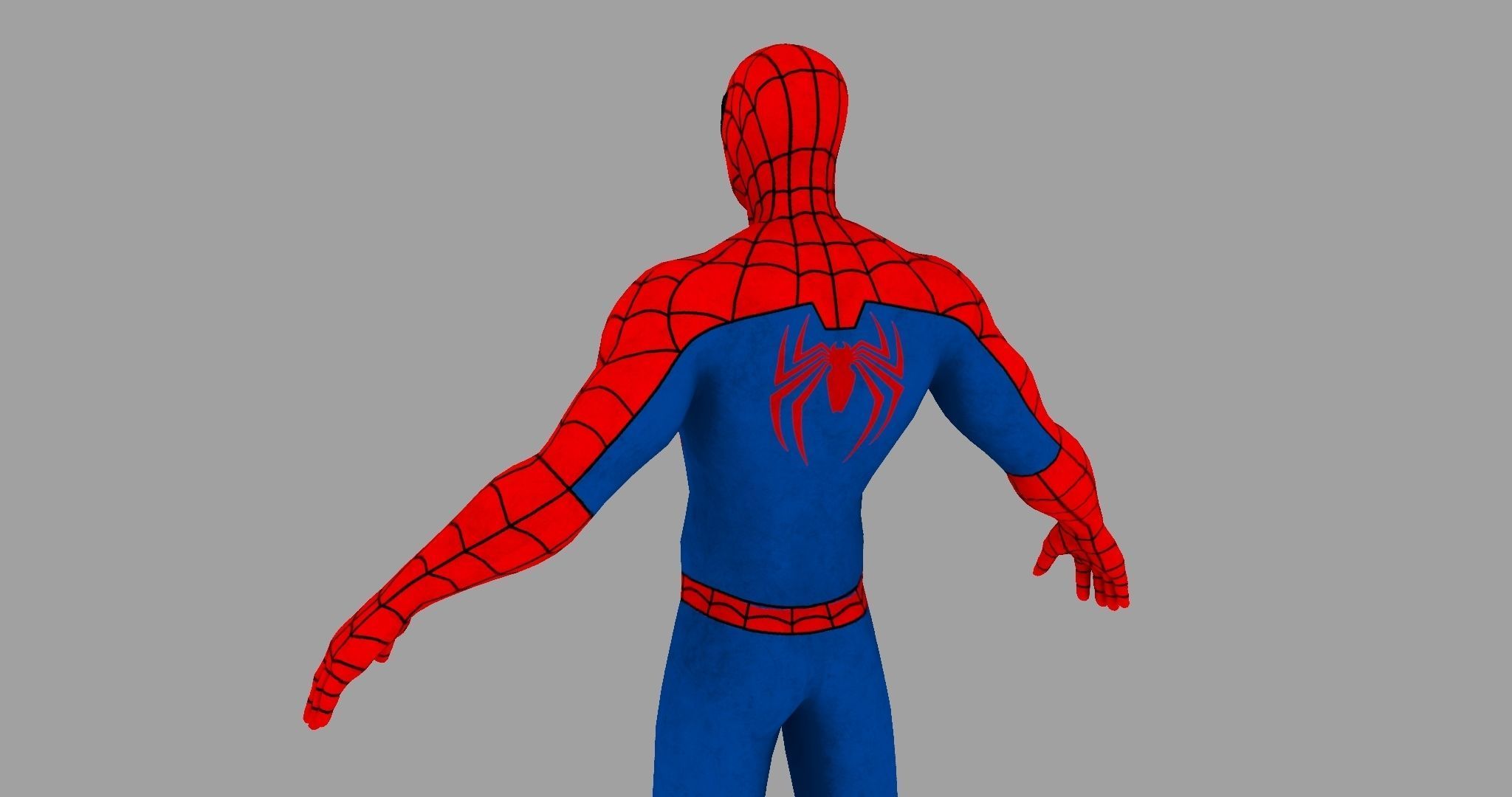 Spider Man Unreal Engine Pose 3D model_10
