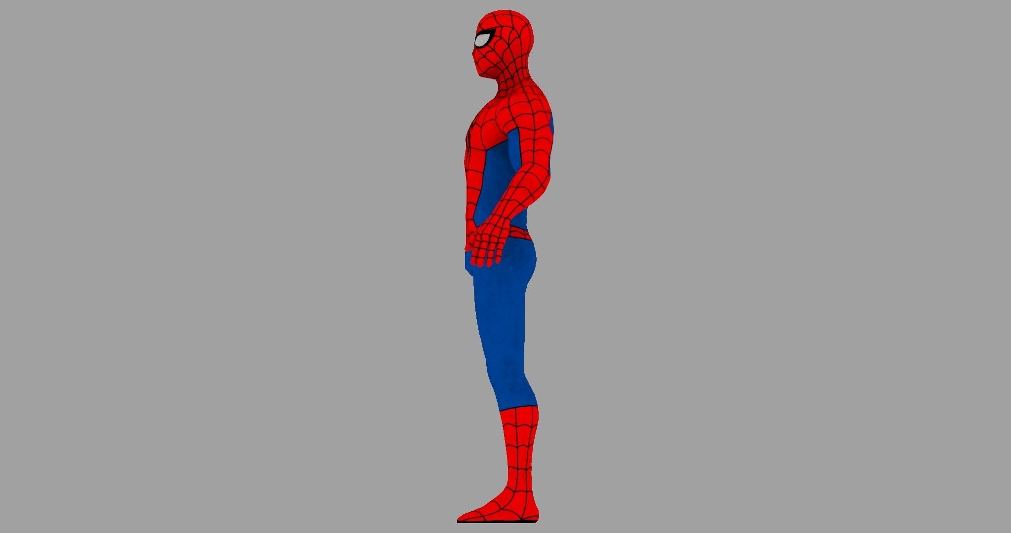 Spider Man Unreal Engine Pose 3D model_11