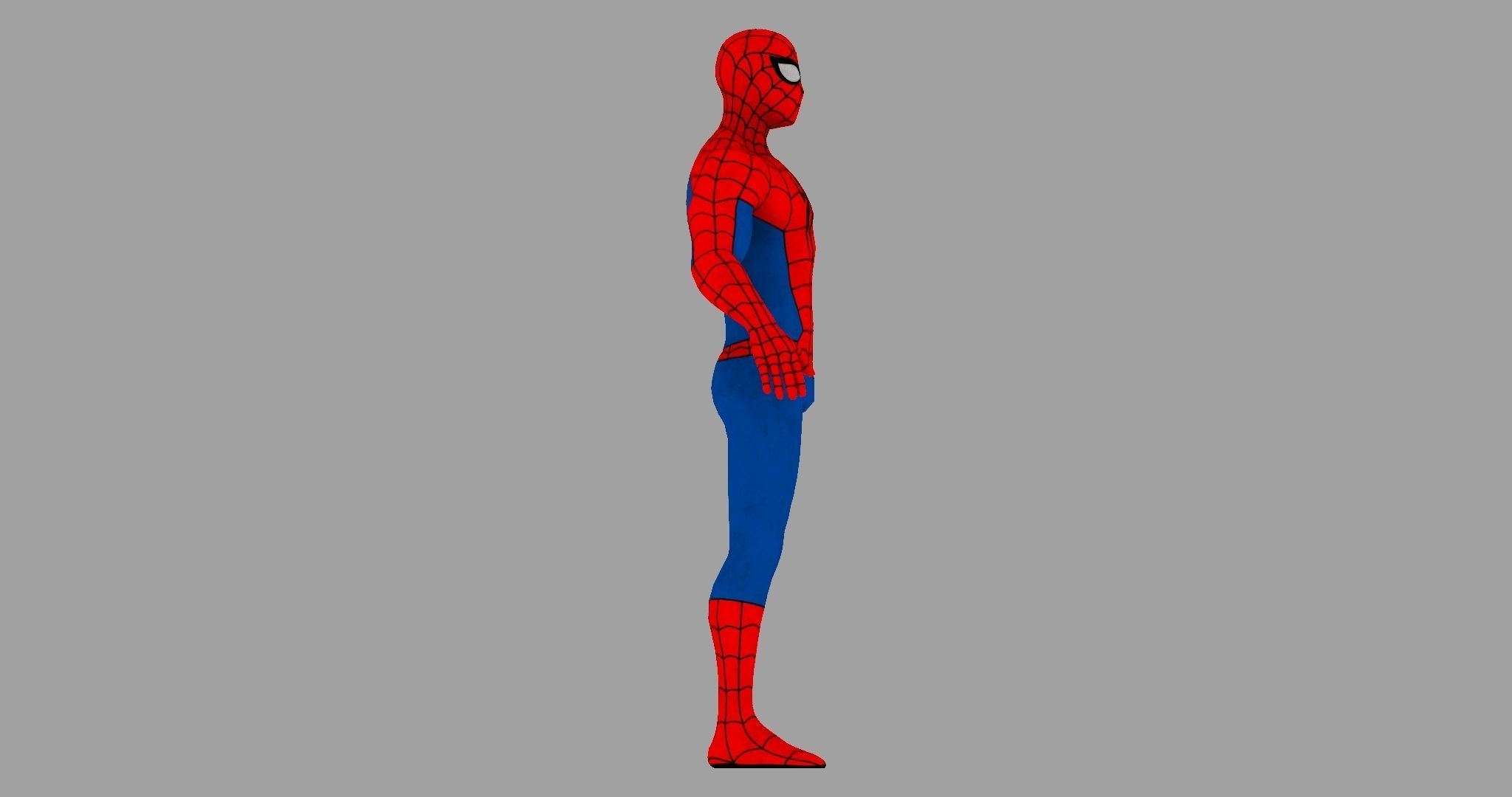 Spider Man Unreal Engine Pose 3D model_6