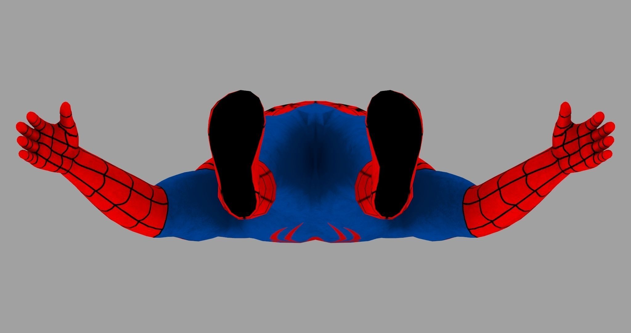Spider Man Unreal Engine Pose 3D model_5