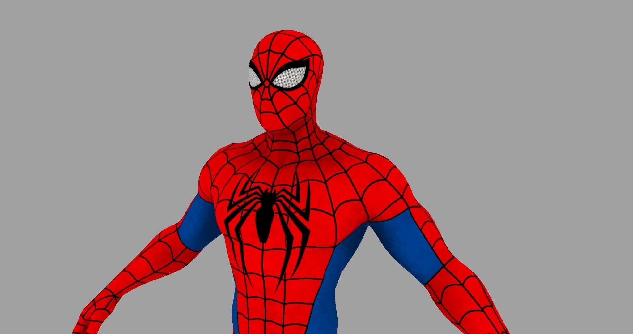 Spider Man Unreal Engine Pose 3D model_2