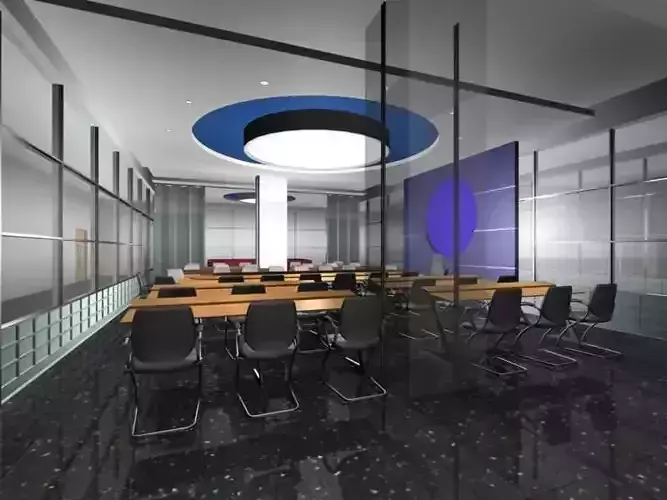 Luxury architectural Hall Lobby 3D model
