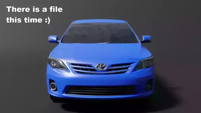 Toyota Corolla Free 3D model