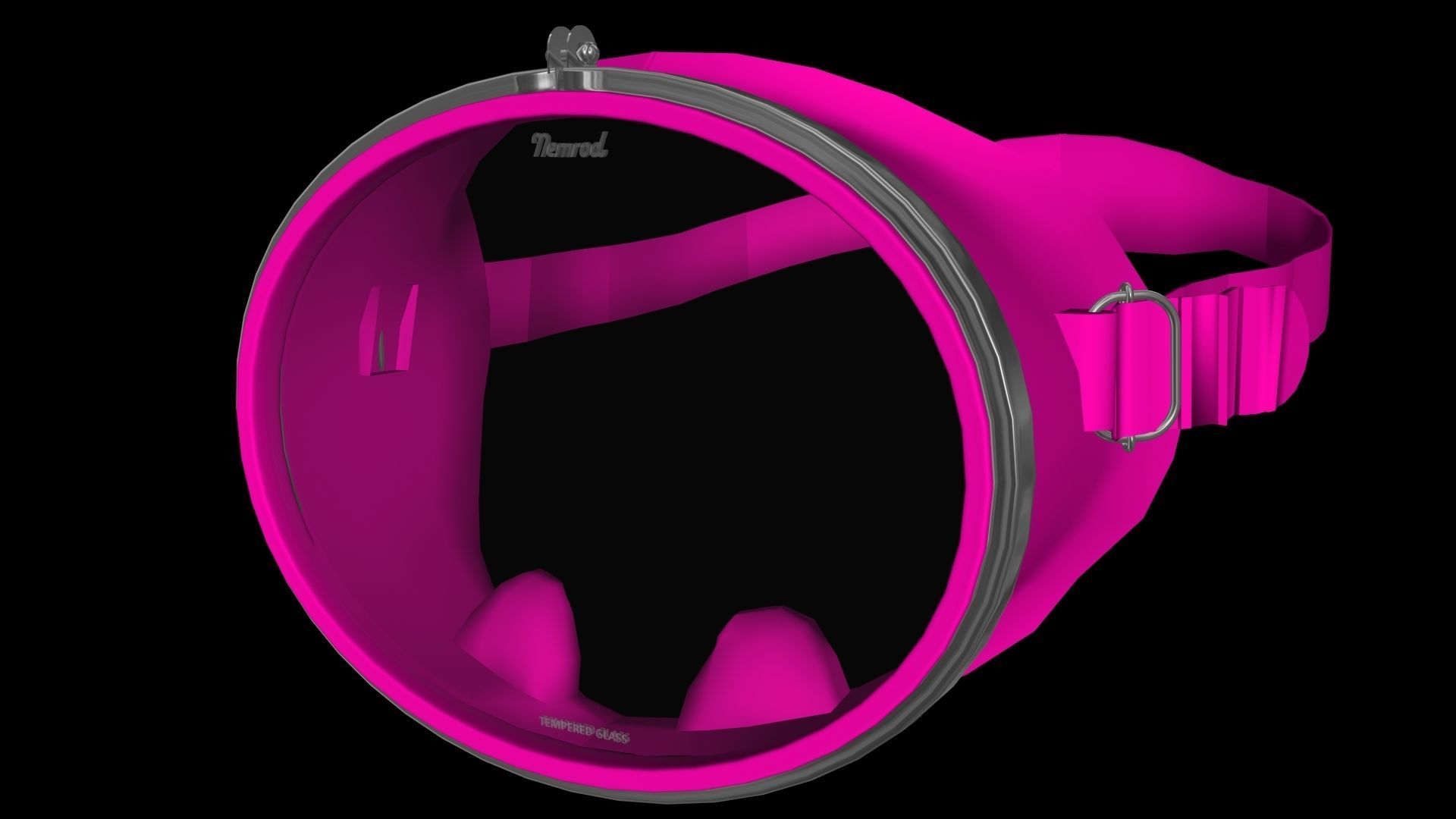 DIVING MASK 3D model_1
