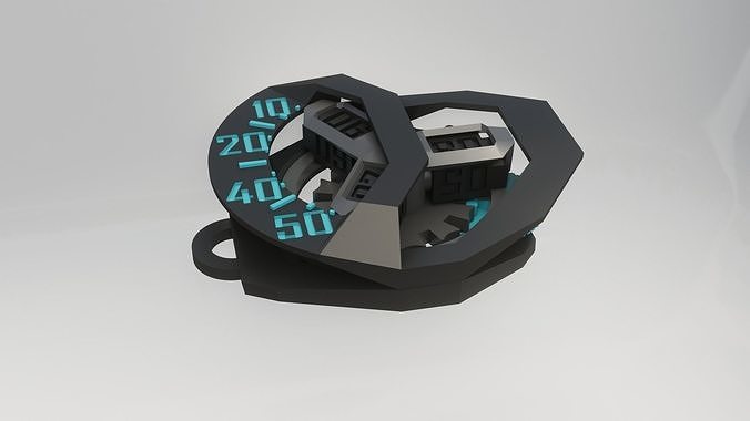 Urwerk INSPIRED WATCH PLANET MOVEMENT 3D Printable  Low-poly 3D model