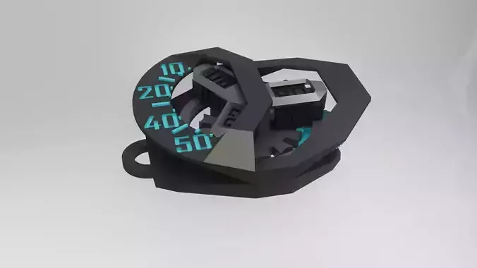 Urwerk INSPIRED WATCH PLANET MOVEMENT 3D Printable  Low-poly 3D model