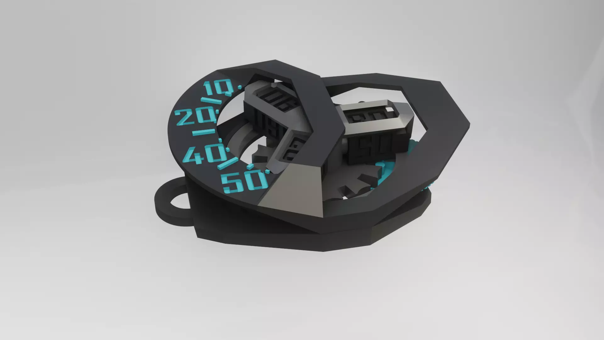 Urwerk INSPIRED WATCH PLANET MOVEMENT 3D Printable Low-poly 3D model