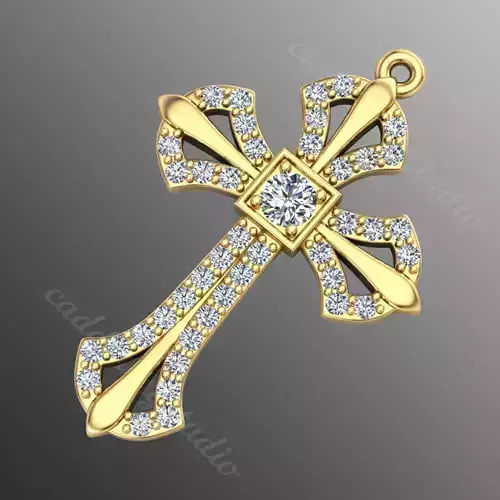 Pendant cross od48