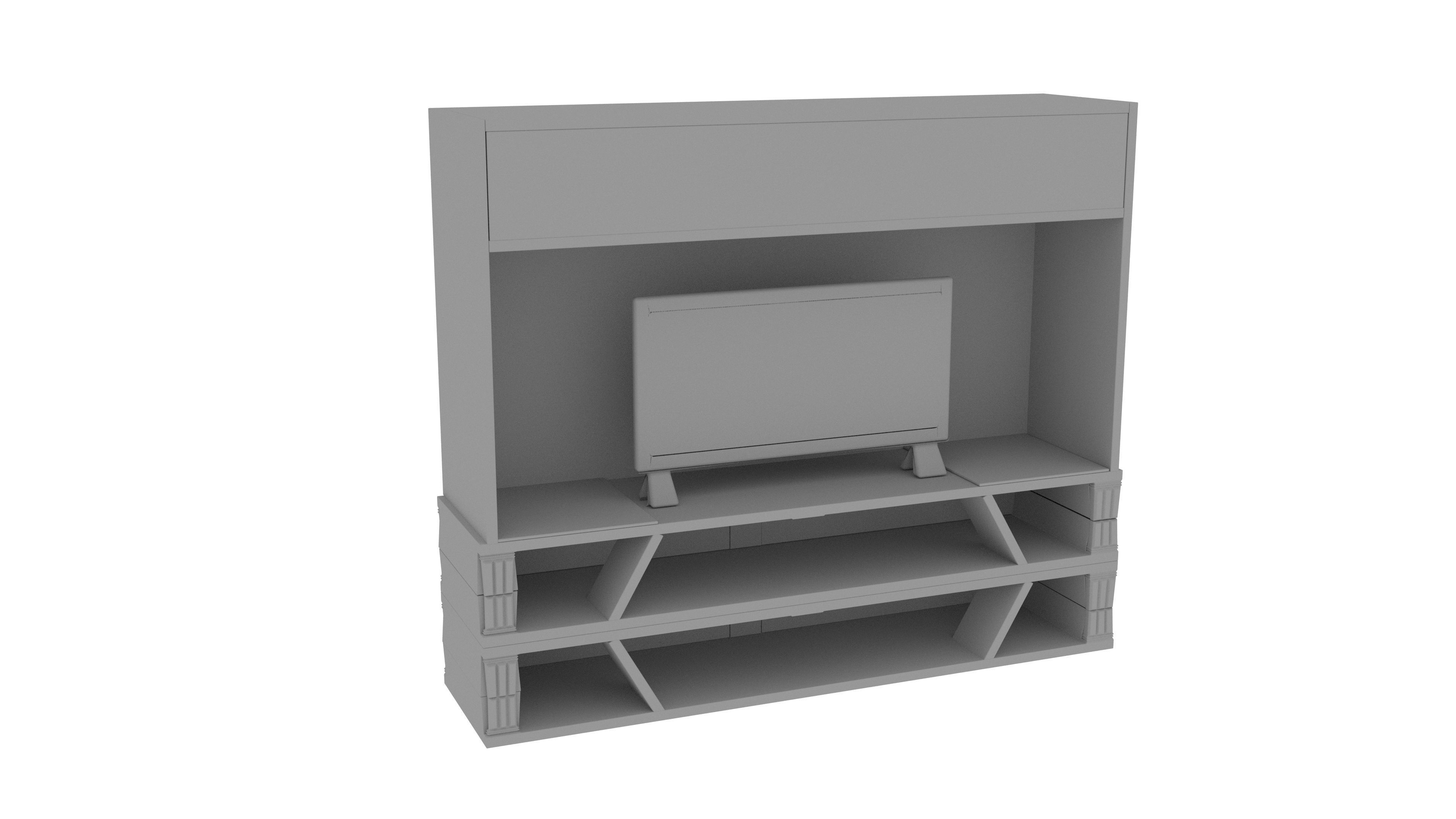 TV Unit 3D model_6