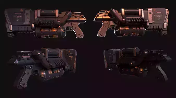 wolfentein2 laserkraftwerk Low-poly 3D model