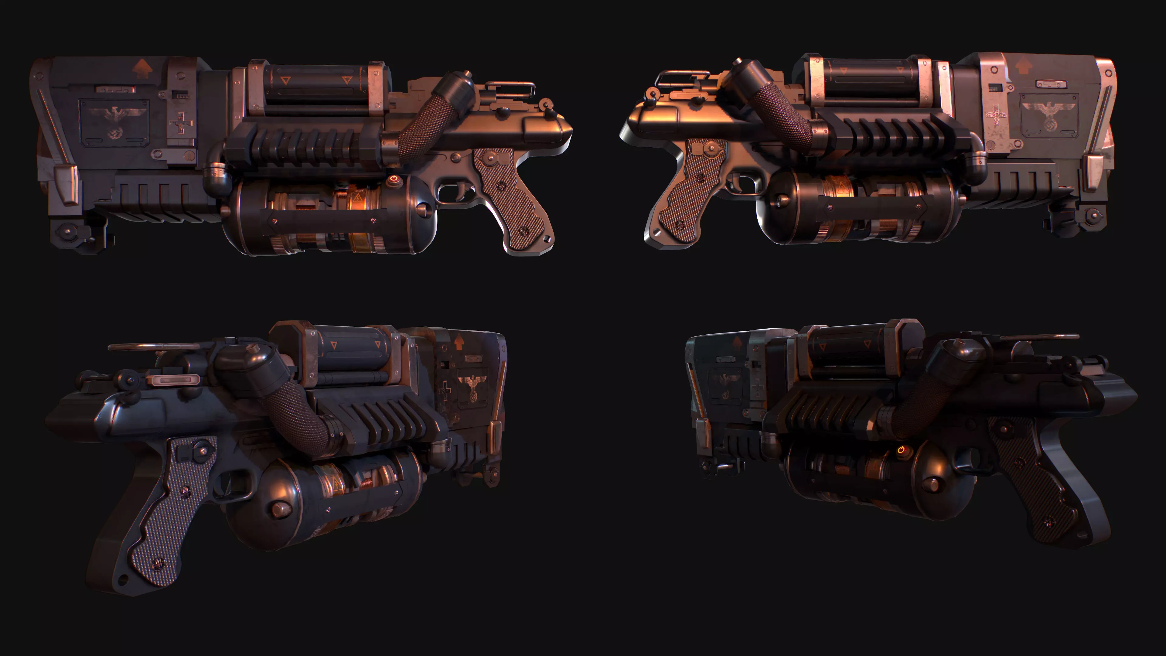 wolfentein2 laserkraftwerk Low-poly 3D model